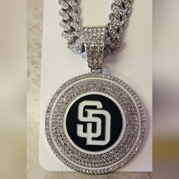 COPY - New 20" San Diego Padres baseball Chain Necklace - Picture 2 of 8